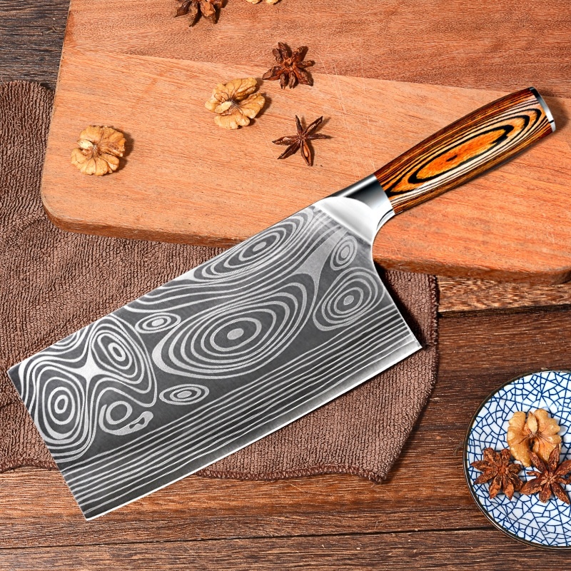 Stainless Steel Meat Chinese Cleaver 8inch Chef Knife Butcher Knives Chopper Vegetable Fruit Cutter Kitchen Knife
Stainless Steel Meat Chinese Cleaver 8inch Chef Knife Butcher Knives Chopper Vegetable Fruit Cutter Kitchen Knife