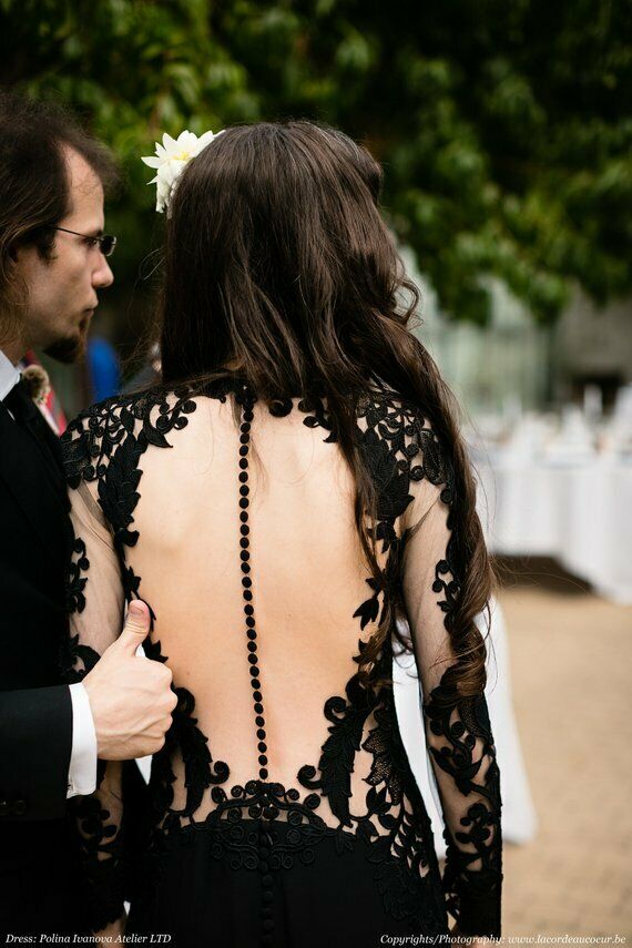 Black Lace Prom Dresses Cutaway Sides High Collor Mermaid Pageant Dress Long Sleeve Backless Formal Party Gowns