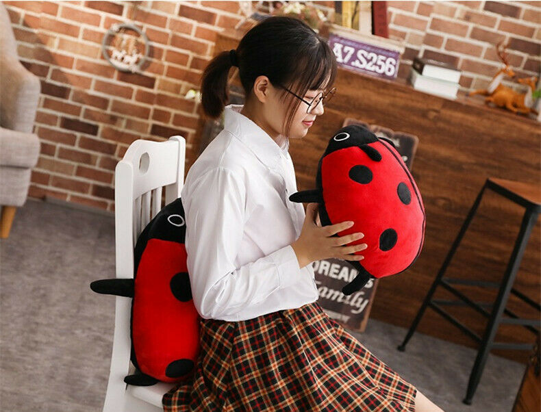 Beetle Psh Toy Ladybug Doll Creative Stuffed Animal pillow Cushion Gift8916720