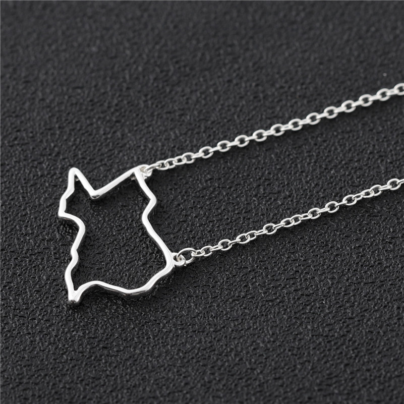 30PCS States Outline Texas Necklace America Map Necklace Charm USA TX State Necklace Simple Hollow Geography Necklaces
30PCS States Outline Texas Necklace America Map Necklace Charm USA TX State Necklace Simple Hollow Geography Necklaces