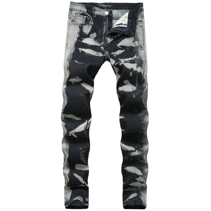 Gray Spots Regular Mens Jeans Fashion Stretch Long Pencil Designer Pants Mid Waist Print Mens Trousers, Black and gray
Gray Spots Regular Mens Jeans Fashion Stretch Long Pencil Designer Pants Mid Waist Print Mens Trousers, Black and gray