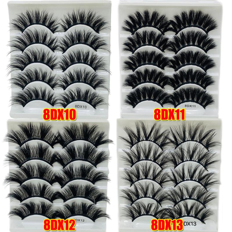 5 Pairs 8D Mink False Eyelashes Thick Wispies Fluffy Natural Long Cruelty-free Handmade Eyelashes Extension Girls Makeup Tools
5 Pairs 8D Mink False Eyelashes Thick Wispies Fluffy Natural Long Cruelty-free Handmade Eyelashes Extension Girls Makeup Tools