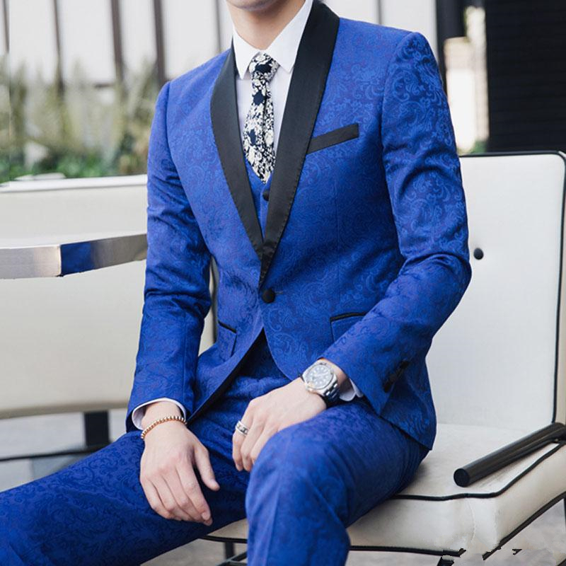 Handsome One Button Groomsmen Shawl Lapel Groom Tuxedos Men Suits Wedding/Prom/Dinner Best Man Blazer(Jacket+Pants+Tie+Vest) 717, Same as image
Handsome One Button Groomsmen Shawl Lapel Groom Tuxedos Men Suits Wedding/Prom/Dinner Best Man Blazer(Jacket+Pants+Tie+Vest) 717, Same as image