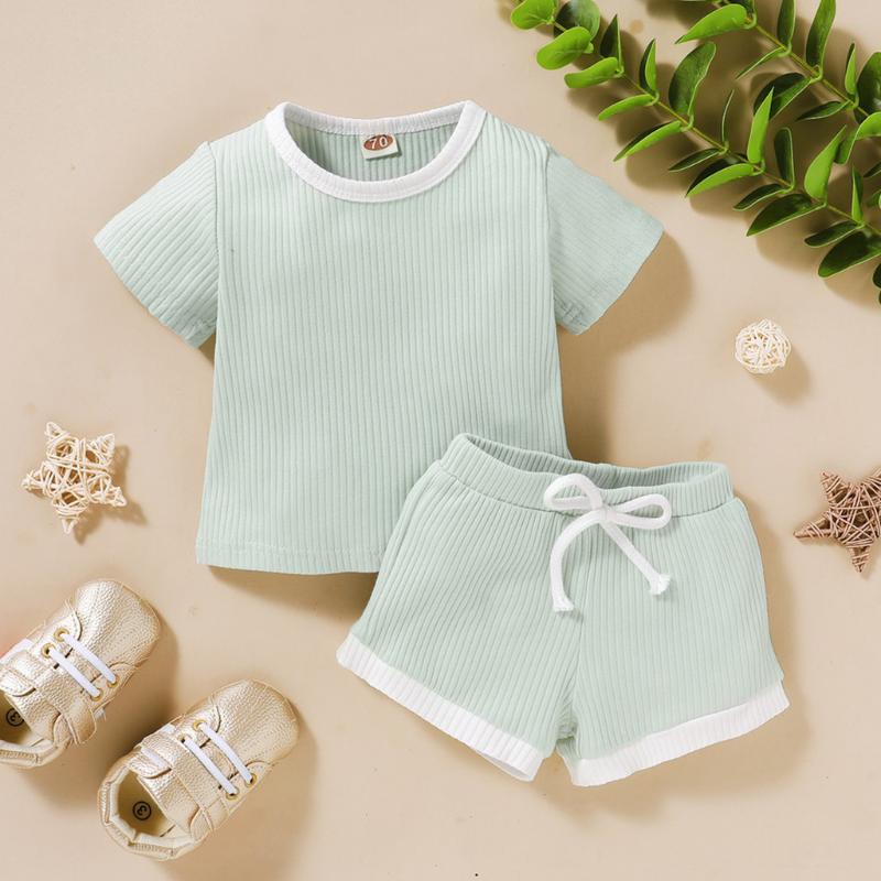 3M-18M) Children's short sleeve solid color pit strip top + shorts suit summer solid color refreshing suit baby S4, As photo
3M-18M) Children's short sleeve solid color pit strip top + shorts suit summer solid color refreshing suit baby S4, As photo