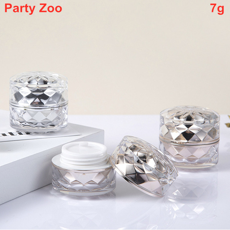 100 X 7ml Gold/Silver Bright Diamond Acrylic Cream Jar for Nail Art Makeup Cosmetic Cream Jar Box Lotion Mask Refillable Bottles
100 X 7ml Gold/Silver Bright Diamond Acrylic Cream Jar for Nail Art Makeup Cosmetic Cream Jar Box Lotion Mask Refillable Bottles