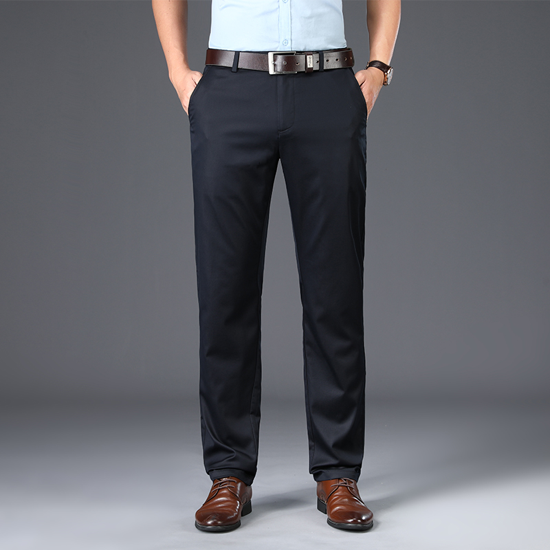 BROWON 2020 New Arrival Casual Pants Men Mid Waist Straight Formal Long Trouser Adult Solid Color Flat Design Pant Business Men, Black
BROWON 2020 New Arrival Casual Pants Men Mid Waist Straight Formal Long Trouser Adult Solid Color Flat Design Pant Business Men, Black