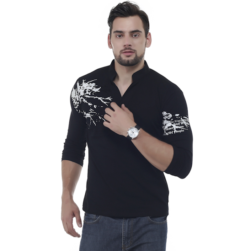 E-baihui 2021 New Fashion Men's T Shirt Fashion Print V Neck Long Sleeve T Shirt Mens Trend Slim Fit Casual Top Tees Shirt 4XL, Black
E-baihui 2021 New Fashion Men's T Shirt Fashion Print V Neck Long Sleeve T Shirt Mens Trend Slim Fit Casual Top Tees Shirt 4XL, Black