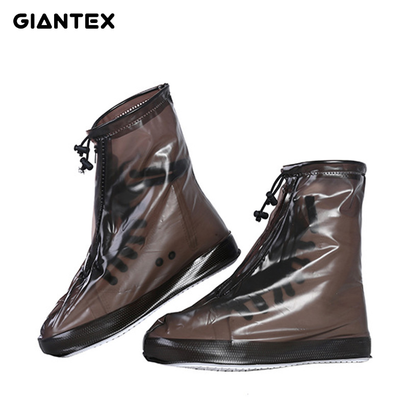 GIANTEX Men Women's Rain Waterproof Flat Ankle Boots Cover Heels Boots Shoes Covers Thicker Non-slip Platform Rain U1736
GIANTEX Men Women's Rain Waterproof Flat Ankle Boots Cover Heels Boots Shoes Covers Thicker Non-slip Platform Rain U1736
