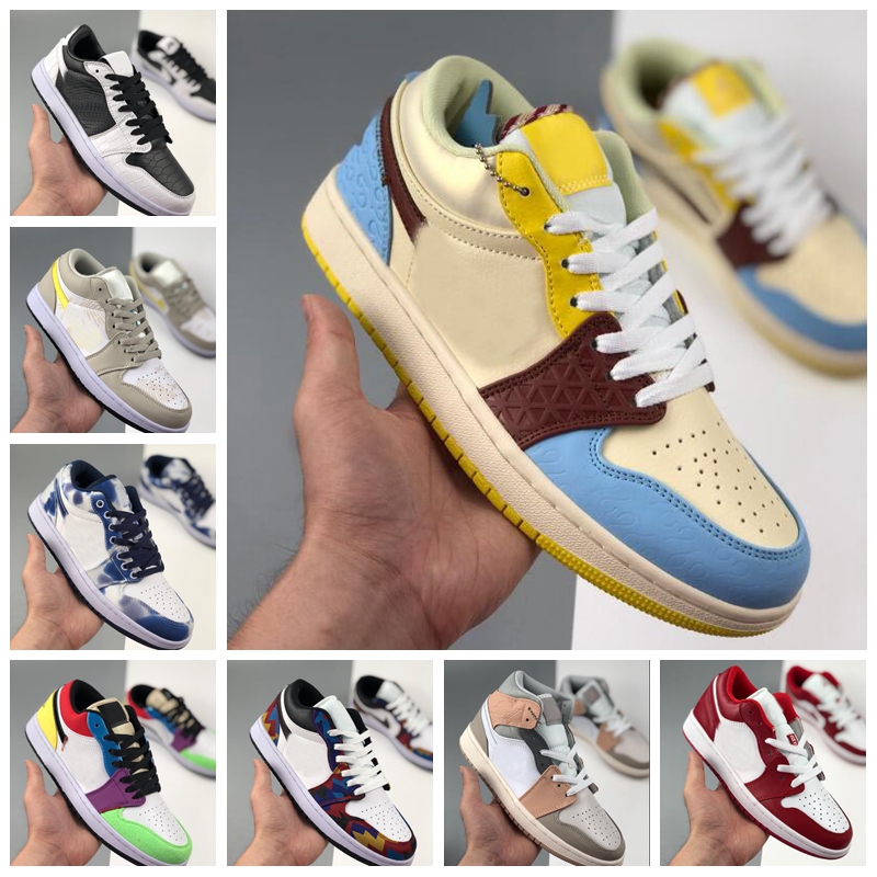 2020 New 1 Low Fearless SE Lightbulb Mens Basketball Shoes Women Sneakers Rainbow baskets 1s Maison Chateau Rouge Milan Trainers Zapatos
2020 New 1 Low Fearless SE Lightbulb Mens Basketball Shoes Women Sneakers Rainbow baskets 1s Maison Chateau Rouge Milan Trainers Zapatos