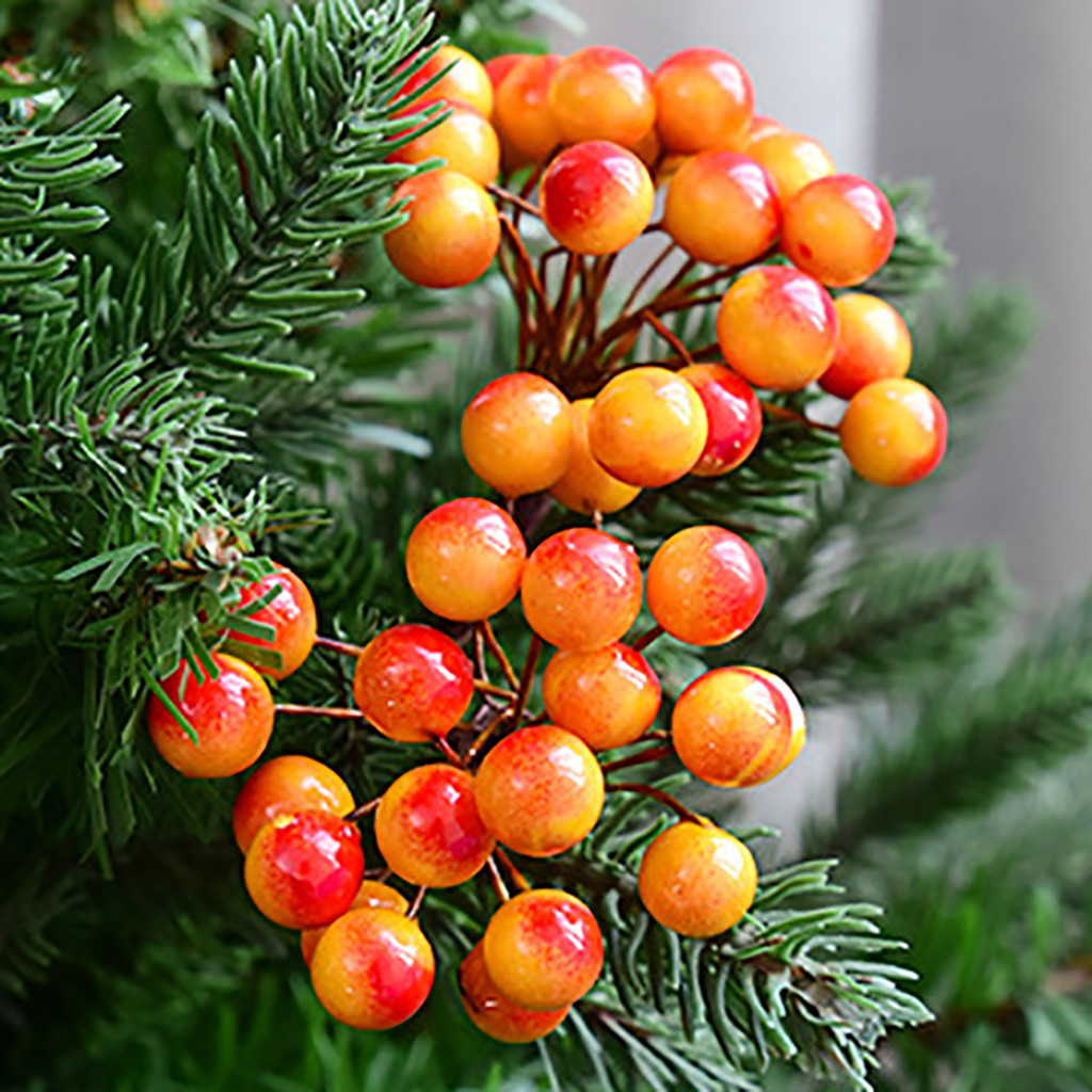 DIY Mini Fake Fruit Artificial Flower Cherry Stamen Gifts For The New Year Christmas Pendant Tree Decorations Berry Decoration
DIY Mini Fake Fruit Artificial Flower Cherry Stamen Gifts For The New Year Christmas Pendant Tree Decorations Berry Decoration