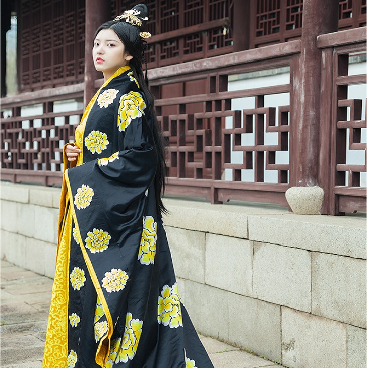 Women Ancient Clothing Studio Photographic Theme Costume Empress Princess Tang Dynasty Royal Performing Long Dress Suzhou embroidery