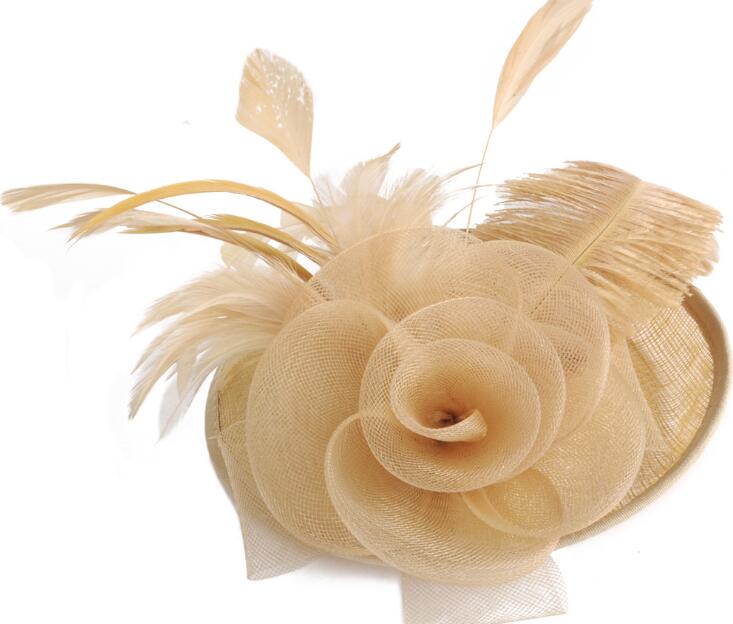 Floral Party Lady Hat Mesh Veil Hair Clip Hair Accessories Fedoras Lady Fascinator Hair Clips Hat For Formal Party