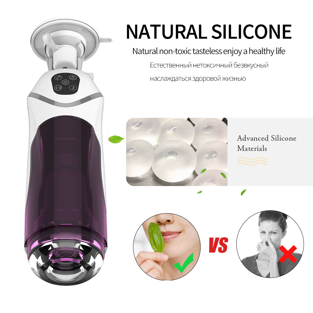 Full Automatic Piston Telescopic Rotation Male Masturbator Cup Adult Sex Toys Real Vagina Sucking Vibrator Handsfree Sex Machine Y200411 - view 4