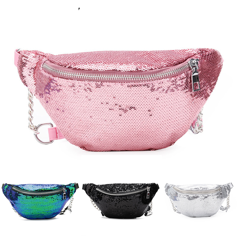 Women Sequin Fanny Pack Fashion Female Waist Bag New Chest Pouch Shoulder Bag Glitter Bum Belts Bags Waist Packs
Women Sequin Fanny Pack Fashion Female Waist Bag New Chest Pouch Shoulder Bag Glitter Bum Belts Bags Waist Packs