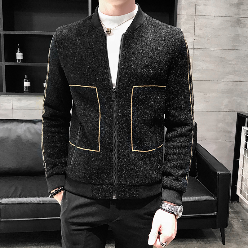 Autum Winter Men's Wool Blends Coat Korean Casual Mens Jackets and Coats Short Business Social Overcoat Baseball Collar Jacket, White
Autum Winter Men's Wool Blends Coat Korean Casual Mens Jackets and Coats Short Business Social Overcoat Baseball Collar Jacket, White