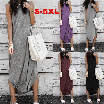 Womens Designer Dresses New Sleeveless Dress Ladys Solid Color Casual Long Skirt Women Plus Size Dresses Fashion Brand Dress, Wine
Womens Designer Dresses New Sleeveless Dress Ladys Solid Color Casual Long Skirt Women Plus Size Dresses Fashion Brand Dress, Wine