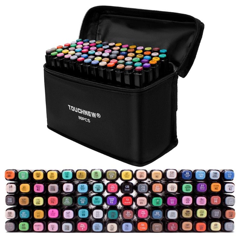TOUCHFIVE Markers Pen 60 80 Color Art Sketch Twin Marker Pens Broad Fine Point Graphic Manga Anime Markers Graffiti Art Supplies
TOUCHFIVE Markers Pen 60 80 Color Art Sketch Twin Marker Pens Broad Fine Point Graphic Manga Anime Markers Graffiti Art Supplies