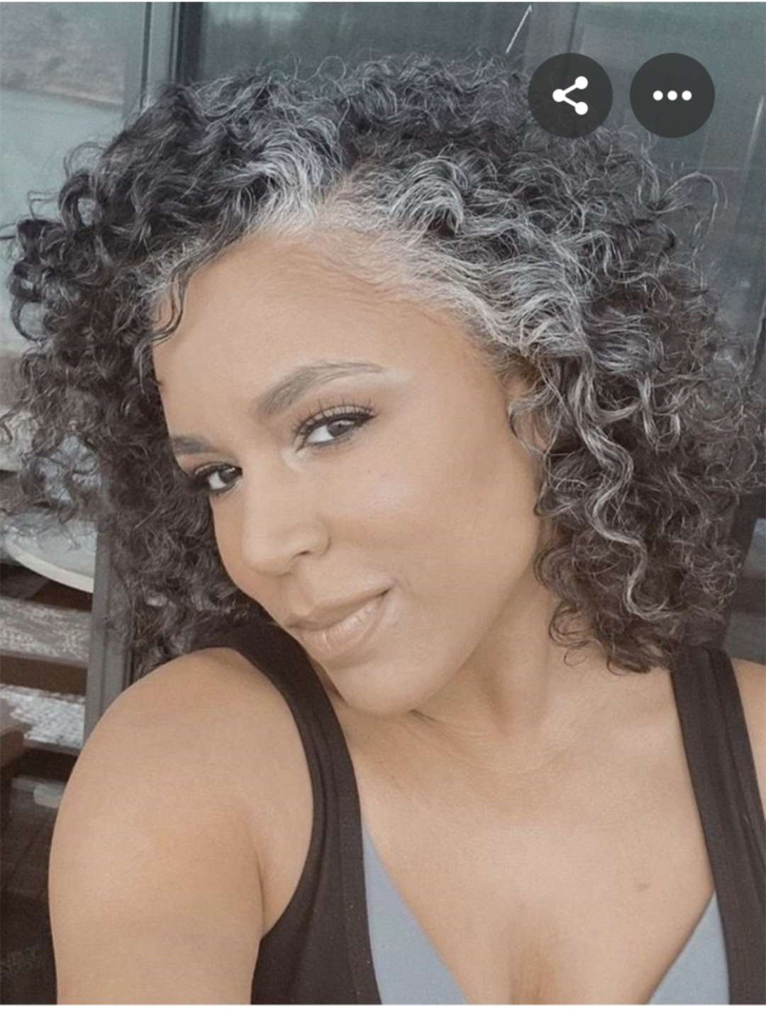 Salt and pepper brown blonde wavy gray hair ponytail hairpiece wraps wet wavy human hair natural highlights brown blonde 120g