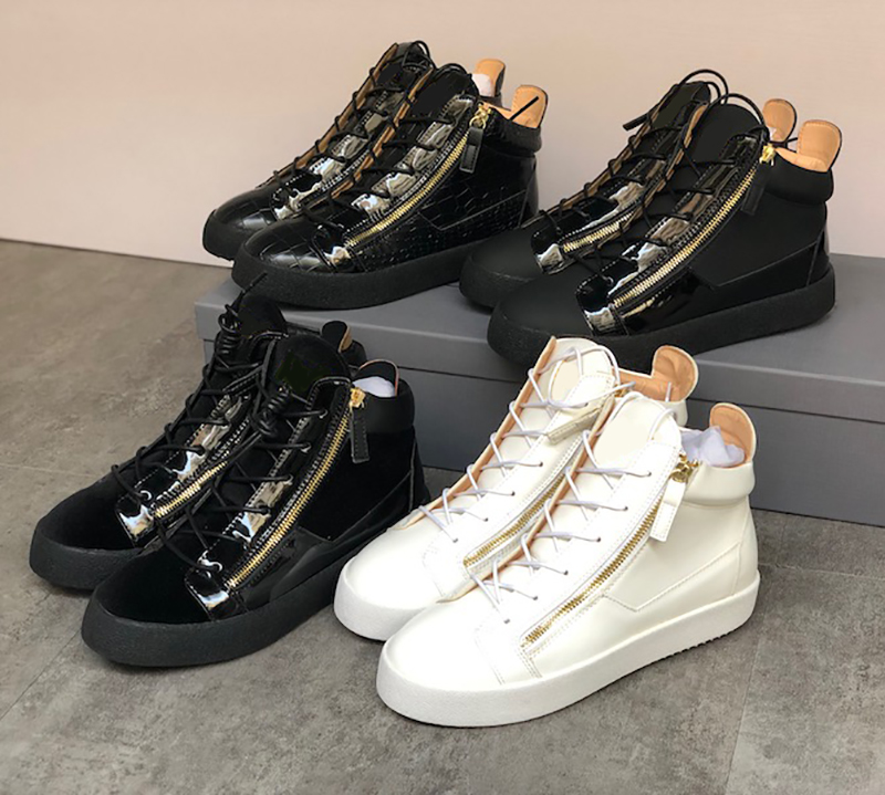 Designer High-top Shoes Frankie Kriss Zipper Sneaker For Men and Women Leather Suede Flat Trainers Fashion Outdoor Causal Shoes With Box, Color 7
Designer High-top Shoes Frankie Kriss Zipper Sneaker For Men and Women Leather Suede Flat Trainers Fashion Outdoor Causal Shoes With Box, Color 7
