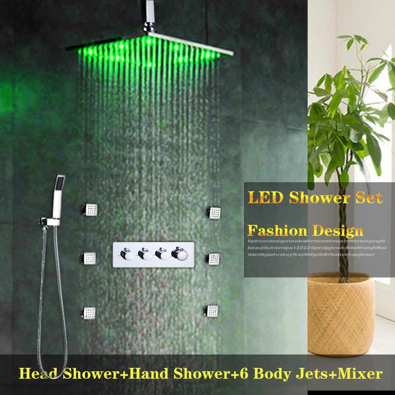 Europe Style Ceiling Rainfall Showers Set Massage Spray Led Water Power Bathroom 3 Way Conceal Install Hot Cold Shower Faucets
Europe Style Ceiling Rainfall Showers Set Massage Spray Led Water Power Bathroom 3 Way Conceal Install Hot Cold Shower Faucets