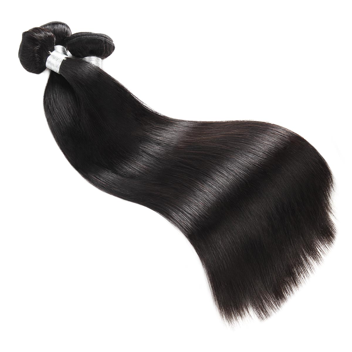 Ishow 12A Straight Raw Human Hair Extensions 3/4 Pcs Kinky Curly Body Wave Grade Brazilian Peruvian Malaysian Hair Bundles Weft Weave for Women All Ag