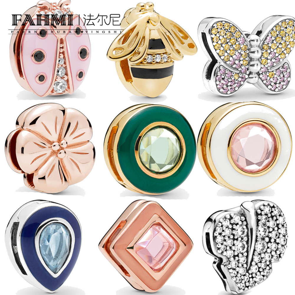 FAHMI 100% 925 Sterling Silver Charming Reflexions Series Queen Bee Pink Square Classic Flower Ladybird Butterfly Droplet Sparkling Leaf
FAHMI 100% 925 Sterling Silver Charming Reflexions Series Queen Bee Pink Square Classic Flower Ladybird Butterfly Droplet Sparkling Leaf