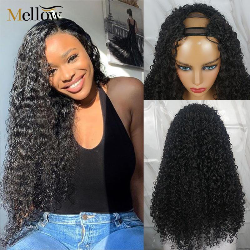 U Part Wig Deep Curly Human Hair Wigs For Black Women 150% Density Natural Color Middle U Shape Wigs Glueless Curly, As pic
U Part Wig Deep Curly Human Hair Wigs For Black Women 150% Density Natural Color Middle U Shape Wigs Glueless Curly, As pic