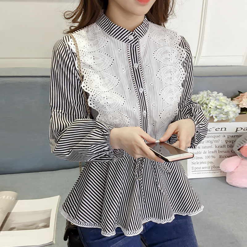 New Fashion Woman Blouses 2020 Striped Blouse Shirt Women Tops Long Sleeve Ladies Tops Blusa Feminina Shirt Women Blouses A145
New Fashion Woman Blouses 2020 Striped Blouse Shirt Women Tops Long Sleeve Ladies Tops Blusa Feminina Shirt Women Blouses A145