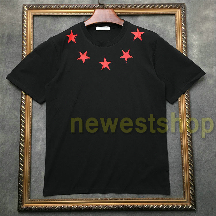 Summer newest Luxury top mens Broken pentagram print t shirt five pointed star t shirt cotton t shirt casual Designer tshirt Casual top, White;black
Summer newest Luxury top mens Broken pentagram print t shirt five pointed star t shirt cotton t shirt casual Designer tshirt Casual top, White;black