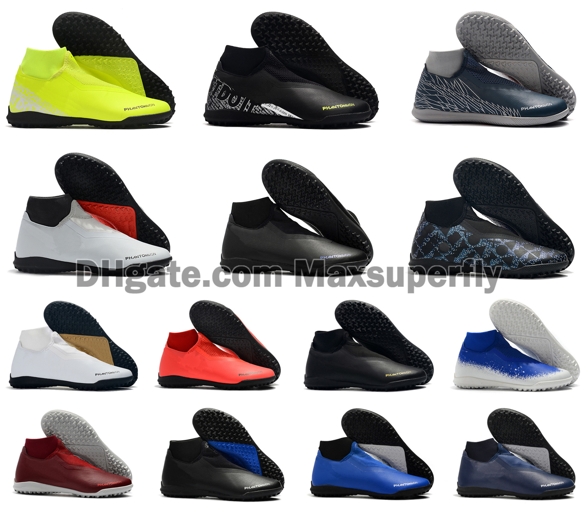 2019 New Phantom Vision VSN Academy DF TF Lights Under The Radar Mens Indoor Turf High Ankle Soccer Cleats Football Shoes Size US6.5-11
2019 New Phantom Vision VSN Academy DF TF Lights Under The Radar Mens Indoor Turf High Ankle Soccer Cleats Football Shoes Size US6.5-11