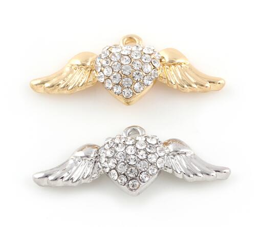 20PCS/lot 12x30mm (Gold,Silver Color) Angel Wing Hang Pendant Charms Fit For Magnetic Memory Floating Locket
20PCS/lot 12x30mm (Gold,Silver Color) Angel Wing Hang Pendant Charms Fit For Magnetic Memory Floating Locket