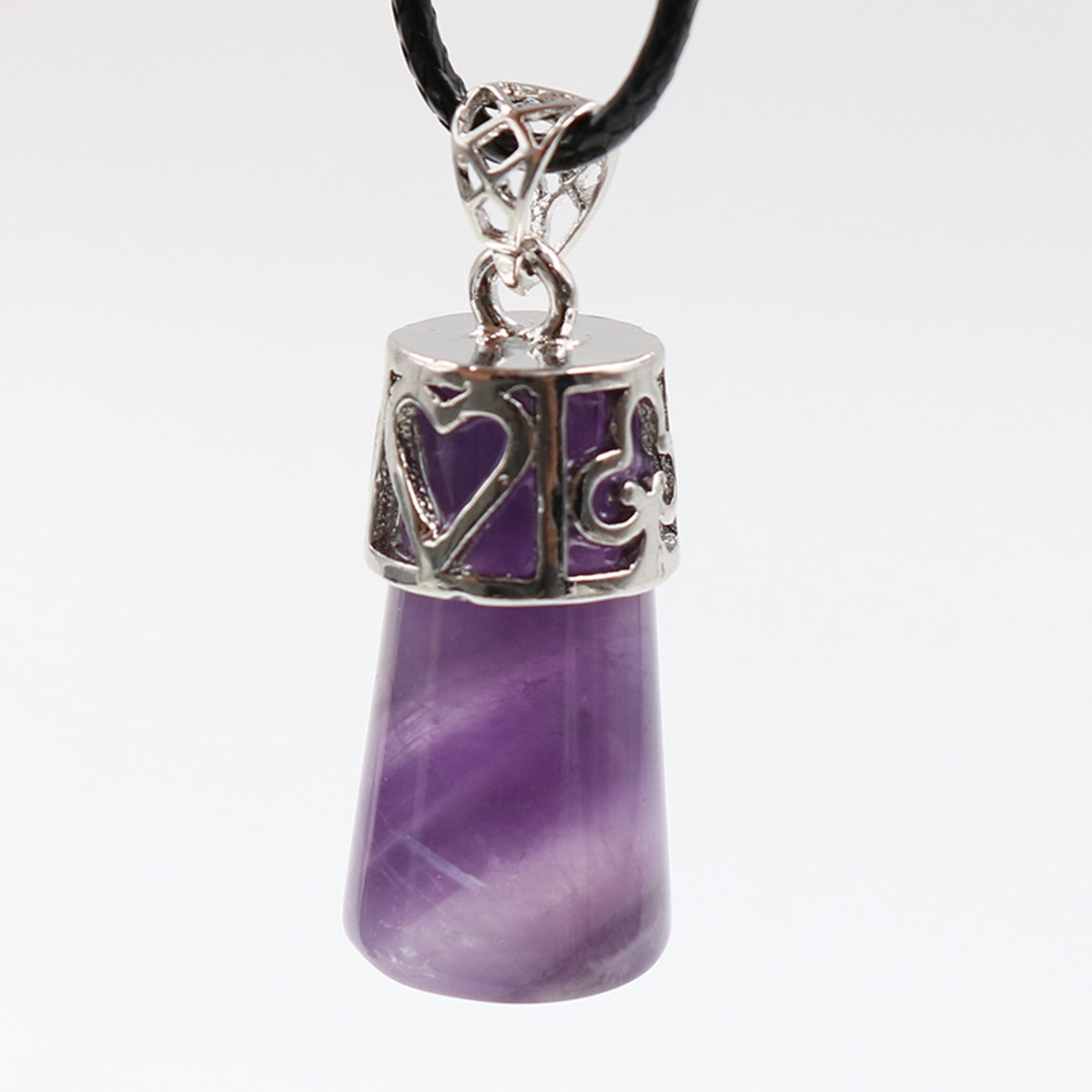 Silver alloy cylinder pendant men and women charm personality fashion jewelry