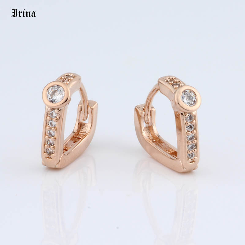 Hoop & Huggie Irina Rose Gold Earrings Cubic Zirconia Cute For Women Fashion Jewelry Accessories Trendy Elegant Created Gifts
Hoop & Huggie Irina Rose Gold Earrings Cubic Zirconia Cute For Women Fashion Jewelry Accessories Trendy Elegant Created Gifts