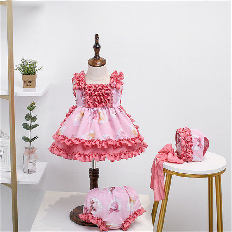 4PCS Girl Boutique Vintage Spanish Dress Summer Kids Tutu Lolita Princess Dress baby birthday Party for children, Whole set
4PCS Girl Boutique Vintage Spanish Dress Summer Kids Tutu Lolita Princess Dress baby birthday Party for children, Whole set