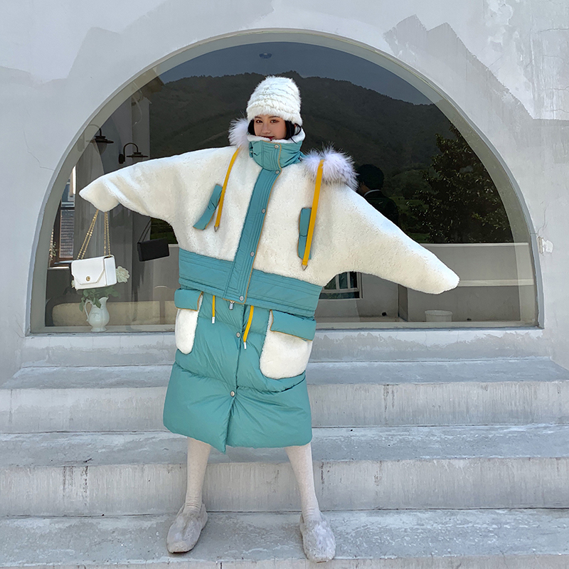 Natural Real Fur Coat Women Clothes 2020 Korean Winter Coat Women 90% White Down Puffer Jacket Fur Tops 1911 YY2152, Orange
Natural Real Fur Coat Women Clothes 2020 Korean Winter Coat Women 90% White Down Puffer Jacket Fur Tops 1911 YY2152, Orange
