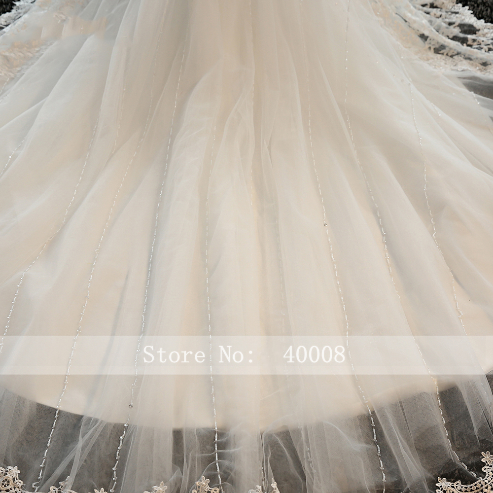 Sexy Backless Chapel Train V Neck Mermaid Wedding Dress Lace Pearl Beading Long Sleeve Vestige De Noiva Bride Dress