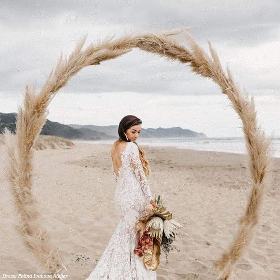 Gorgeous Mermaid Wedding Dresses Lace Appliqued V Neck Sexy Backless Bridal Gowns Custom Plus Size Country Long Sleeve Wedding Dress