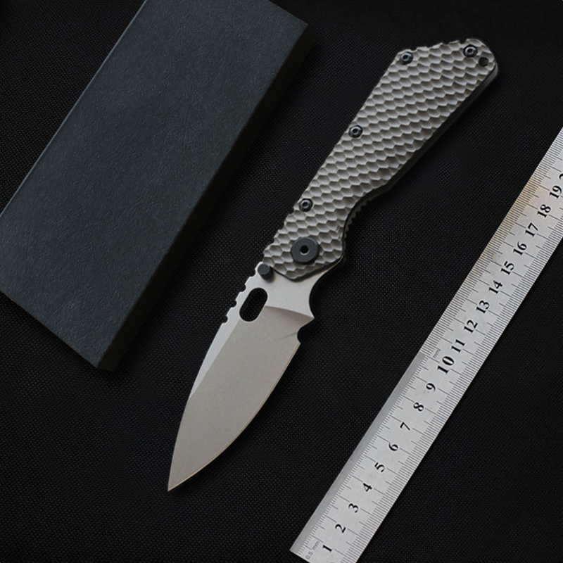 High quality folding knives SMF Ball Bearing Pocket Knife titanium Handle D2 blade Utility camping hunting knife Tactical Surrival knives
High quality folding knives SMF Ball Bearing Pocket Knife titanium Handle D2 blade Utility camping hunting knife Tactical Surrival knives