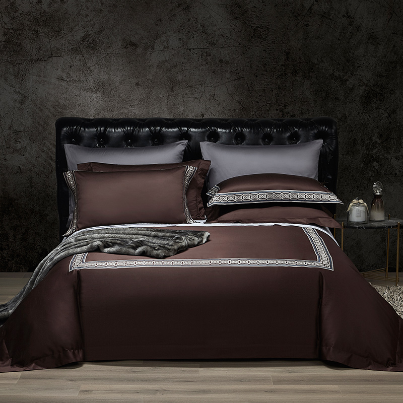 4 Piece Bedding Set Egyptian Cotton Duvet Cover sets Dark Brown Grey Purple Bedsheets Embroidered Quilt Covers Bed Linen, 10 palish purple
4 Piece Bedding Set Egyptian Cotton Duvet Cover sets Dark Brown Grey Purple Bedsheets Embroidered Quilt Covers Bed Linen, 10 palish purple