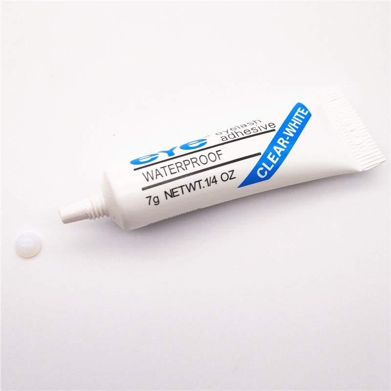 Dark & White Eye Lash Glue Makeup Adhesive Waterproof False Eyelashes Adhesives with packing Practical Eyelash