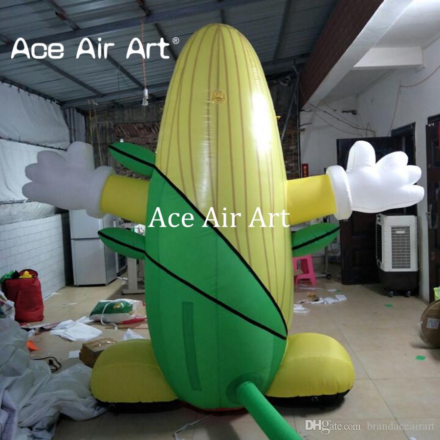Customized Newest Design Food Product Inflatable Corn Lighting CORN Cob For Advertising Or Farm Exhibitions