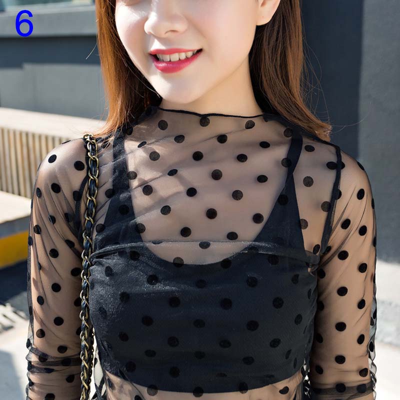 New Sexy Women Blouse See Through Transparent Mesh Long Sleeve Sheer Blouses Shirt Tops Tee XD88
New Sexy Women Blouse See Through Transparent Mesh Long Sleeve Sheer Blouses Shirt Tops Tee XD88
