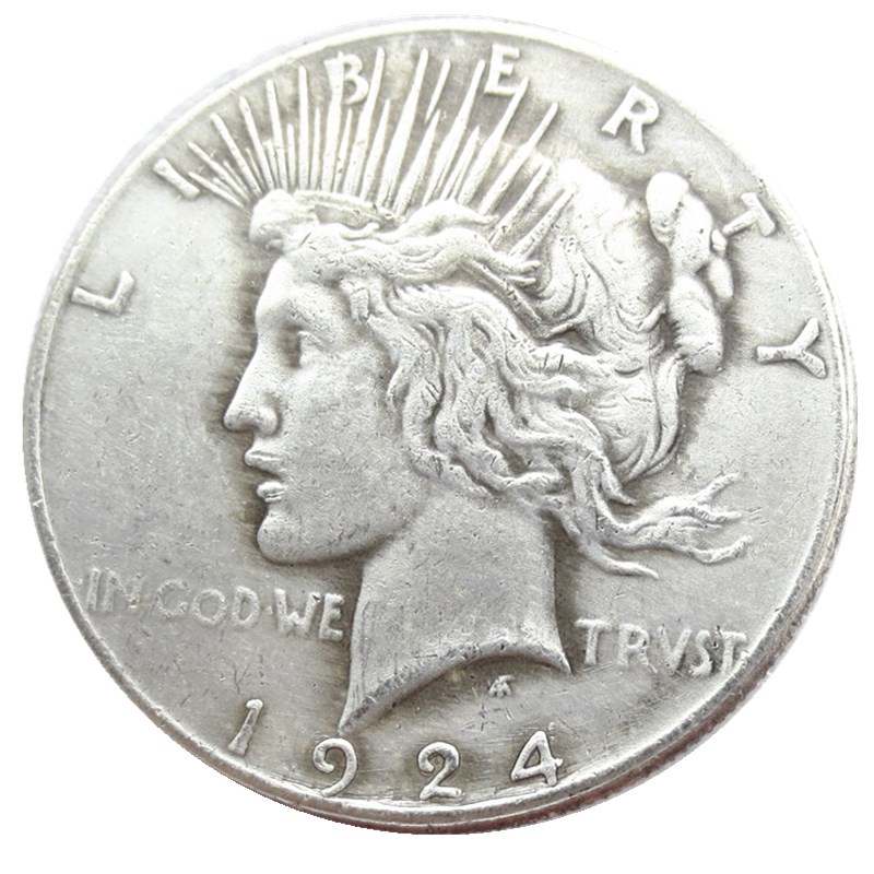 US Peace Dollar 1924 PS Copy Coin Brass Craft Ornaments replica coins home decoration accessories
US Peace Dollar 1924 PS Copy Coin Brass Craft Ornaments replica coins home decoration accessories