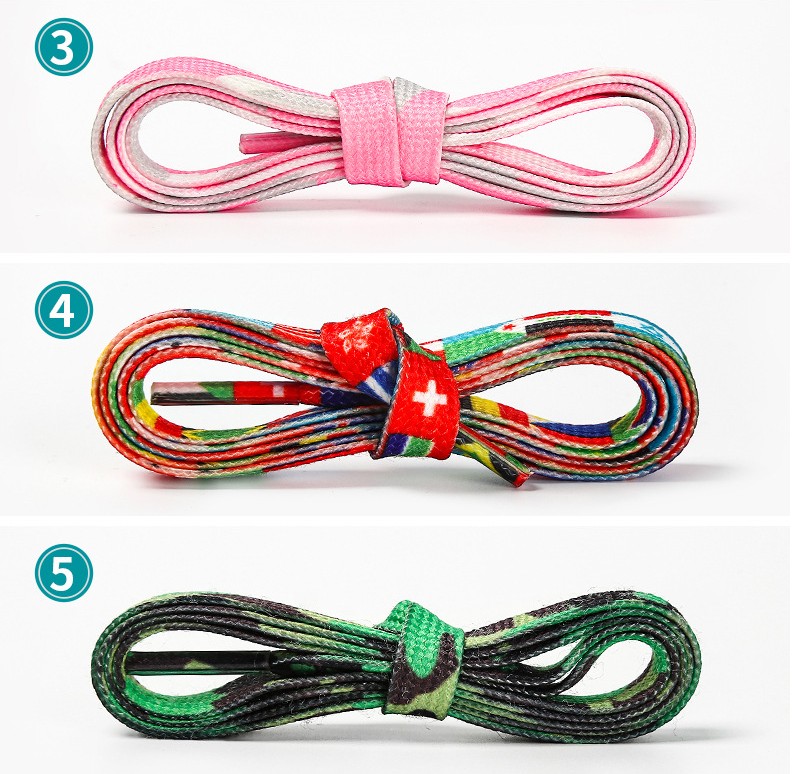 Fashion Shoelace National flag Rainbow color Sneakers Sports Shoe laces Shoelace Casual Athletic men woman ShoeLaces For Shoes