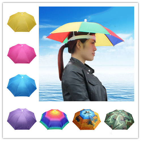 Fishing umbrella 9 colors creative personality outdoor activities elastic band light rain hat umbrella free shipping, As picture
Fishing umbrella 9 colors creative personality outdoor activities elastic band light rain hat umbrella free shipping, As picture