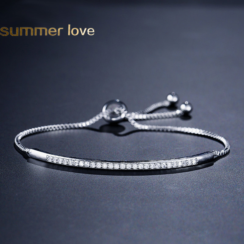 Fashion Copper Inlay Zircon Women Bangle Bracelet Rose Gold Silver Gold Color Single Row Zrcon Adjustable Bracelet for Girl Dainty Jewelry
Fashion Copper Inlay Zircon Women Bangle Bracelet Rose Gold Silver Gold Color Single Row Zrcon Adjustable Bracelet for Girl Dainty Jewelry