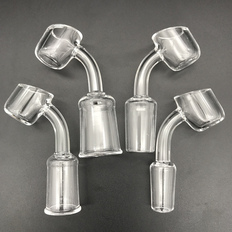 Newest 3mm thickness quartz banger with 10mm 14mm 18mm male female short neck quartz nail domeless 45 degree 90 degree for water pipe
Newest 3mm thickness quartz banger with 10mm 14mm 18mm male female short neck quartz nail domeless 45 degree 90 degree for water pipe