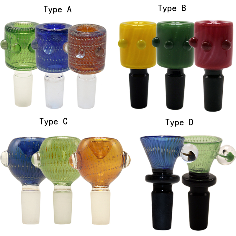 New US Colored 14mm 18mm Male Heady Glass Bowls With Handle Smoking Tobacco Pipe Bong Bowls Ash Catcher For Glass Bubbler
New US Colored 14mm 18mm Male Heady Glass Bowls With Handle Smoking Tobacco Pipe Bong Bowls Ash Catcher For Glass Bubbler