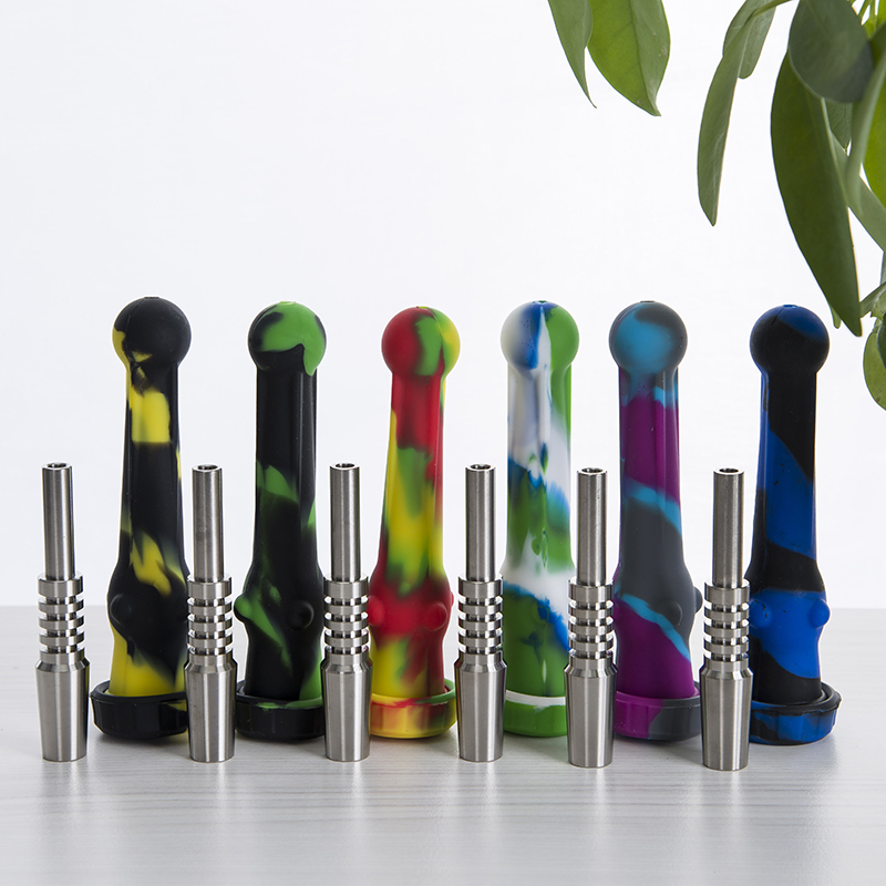 DHL 14mm NC kits with Stainless Steel Tip Dab Straw Oil Rigs Silicone Smoking Pipe glass pipe smoking accessories
DHL 14mm NC kits with Stainless Steel Tip Dab Straw Oil Rigs Silicone Smoking Pipe glass pipe smoking accessories