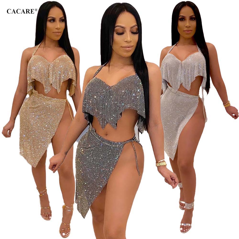 Shinny Women Clothing Sets with Skirt 2 Piece Skirt Set Sequined Two Piece Dress Outfits for Women for Club Party 3 Choices F0475, Silver
Shinny Women Clothing Sets with Skirt 2 Piece Skirt Set Sequined Two Piece Dress Outfits for Women for Club Party 3 Choices F0475, Silver